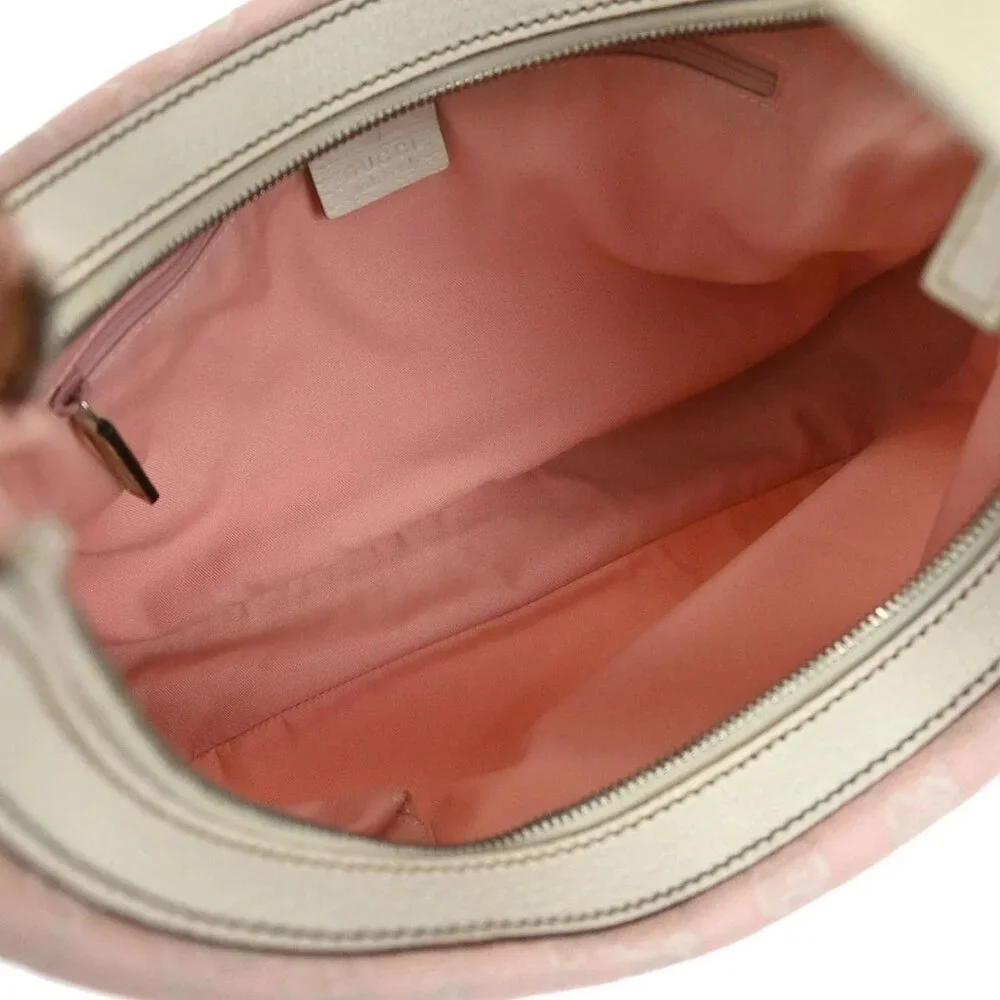 Gucci Pink Canvas GG Handbag 145757 002058 156046 - Picture 7 of 10
